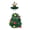 B, variant on YIFAEUX Christmas Tree Goose Outfit Desk Goose Clothes Festive Goose Costume for 7'' Goose Statue Holiday Xmas Table Decoration