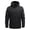 Black, variant on Men's Lightweight Casual Jacket Autumn Winter Baseball Flying Coat with Zipper Pockets Stylish Outerwear for Sports Daily Wear