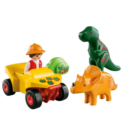 PLAYMOBIL 1.2.3 Explorer with Dinos