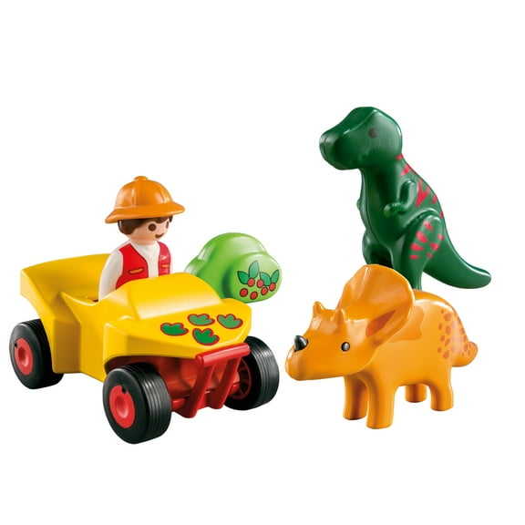 PLAYMOBIL 1.2.3 Explorer with Dinos