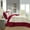 Burgundy, variant on 3 Piece Queen Size Embroidery Burgundy/Red Quilt Set Lightweight Bedspread Set All Seasons