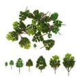 thumbnail image 1 of 28pcs/pack Mini Model Trees OO Scale Layout Scene Wargame Scenery Set 4, 1 of 8