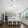 thumbnail image 5 of Sofucor 48-Inch Modern Ceiling Fan with LED Dimmable Lights, Remote, Reversible, 3CCT, Quiet 6 Speeds, 5 of 10