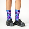 thumbnail image 5 of Uemuo Flower Happy Skull Printed Kids Boys Socks Seamless Crew Socks Crazy Funny Athletic Sport Socks for Children, 5 of 6