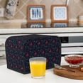 thumbnail image 6 of Xecao Christmas Deer Print 2 Slice Toaster Cover with Pockets, Small Appliance Cover, Dust and Fingerprint Protection, Machine Washable, 6 of 7