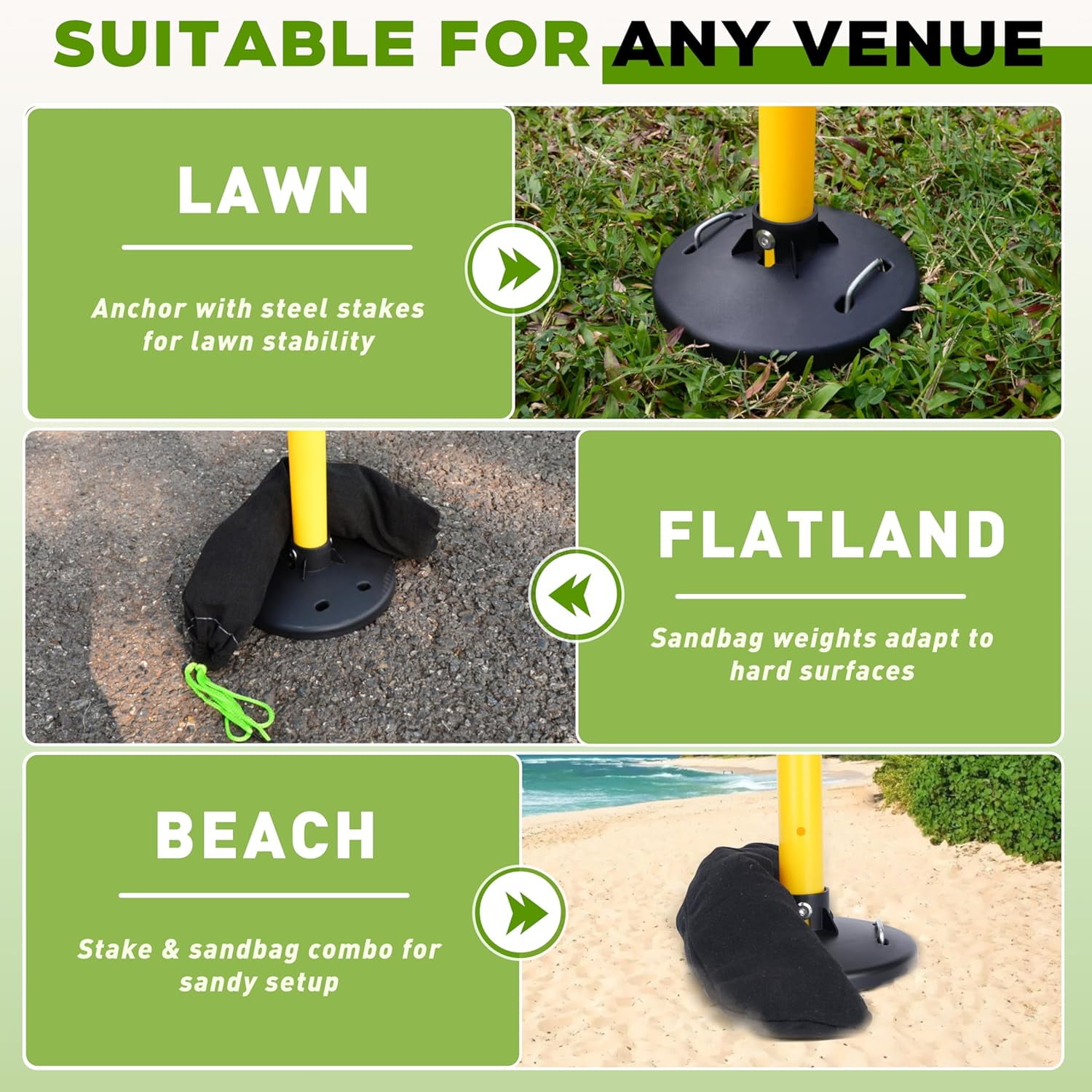 Adoreal Flying Disc Game Set with Height-Adjustable Poles & Score Tracker, Outdoor Bottle Toss Game for Beach, Lawn, Camping, Polish Horseshoes Set for Family & Friends Party Games