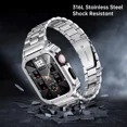 thumbnail image 2 of Correa+funda Para Apple Watch Ultra 9 8 7 Se 6 5 Acero Inox., 2 of 5