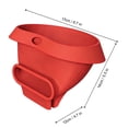 thumbnail image 3 of Flour Funnel, Anti-Splash Attachment for Tilt-Head Stand Mixer, Prevents Overflow and Mess for Clean Kitchen Counter, Dishwasher Safe No-Mess Baking Tool, Easy Pour Accessory, 3 of 8
