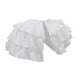 thumbnail image 2 of Falda interior de crinolina de doble cara para mujer, accesorios multicapa con decoración y volantes Blanco, 2 of 9