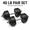 Black, 25 LB, Single, variant on Adjustable Dumbbell Weight Set,Cast Iron Weight Plates with Threaded Handles and Spin-Lock Collars for Home Strength Training