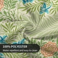 thumbnail image 4 of Watercolor Flowers Tablecloths Rectangle Waterproof 55x55 inch,William Morris Vintage Floral Plant Print Kitchen Living Room Dining Room Decorative Tablecloth,60"x120"in, 4 of 5