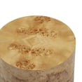 thumbnail image 4 of TOV Furniture Fig Natural Burl Drum Side Table, 4 of 9