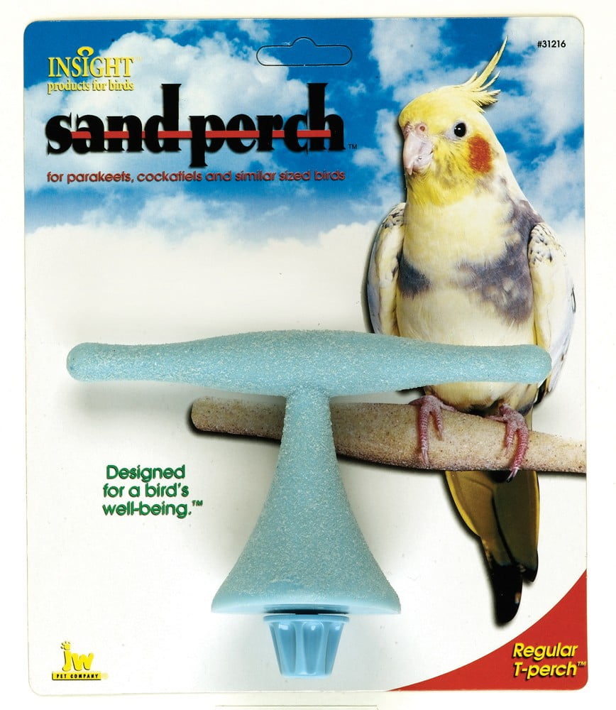Penn Plax Cement Perch Conditions Birds Leg Muscles Colors may vary 9-Inch