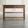 thumbnail image 4 of Claremont 50" Transitional Rustic Wood Sofa Console Table with Storage, 4 of 11