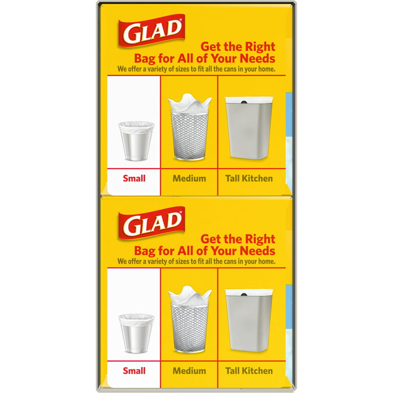 Glad Small Garbage Bags (4 gallon, 156 ct.) – My Kosher Cart