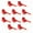 Style:Type A, variant on Pack of 10 Christmas Mini Cardinal Clip on Christmas Tree Bird Decoration Realistic Decorations for Home and Office