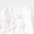 thumbnail image 4 of CAUYDY Preemie Girls Pajamas Baby Clothes Fall Winter Newborn Long Sleeve Bodysuit Infant Girl Romper Toddler One-Pieces 0 3 6 9 Months 1T 2T Sizes 3-6 Months,Light Purple, 4 of 4