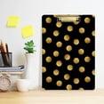 thumbnail image 6 of Coolnut Polka Dots Clipboard, Acrylic Standard A4 Letter Size Clip Board with Low Profile Clip for Office, Classroom, Doctor, Nurse and Teacher, 12.5"x9", 6 of 7