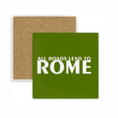 

All Roads Lead Art Deco Fashion Coaster Cup Mat Mug Subplate Holder Insulation Stone