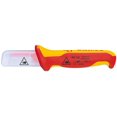 thumbnail image 1 of KNIPEX 98 54 SB Cuchillo recto para cable mango aislante en dos componentes, según norma VDE 190 mm, 1 of 1