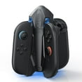 thumbnail image 1 of Station de Recharge 4-en-1 Joy-Cons pour Nintendo Switch 2 avec Éclairage RVB et Câble USB Type-C, 1 of 9
