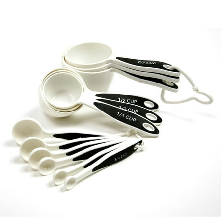 12 Piece Measuring Set with Cups and Spoons (Best Measuring Cups And Spoons)