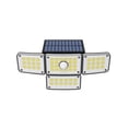 thumbnail image 2 of Capteur de Mouvement de Lumière de Mur de Lumière Solaire pimelu Lumière Extérieure de Régulation de la Lumière 224 LED 4 Tête Solaire Alimenté jusqu'à 40% de Réduction, 2 of 6