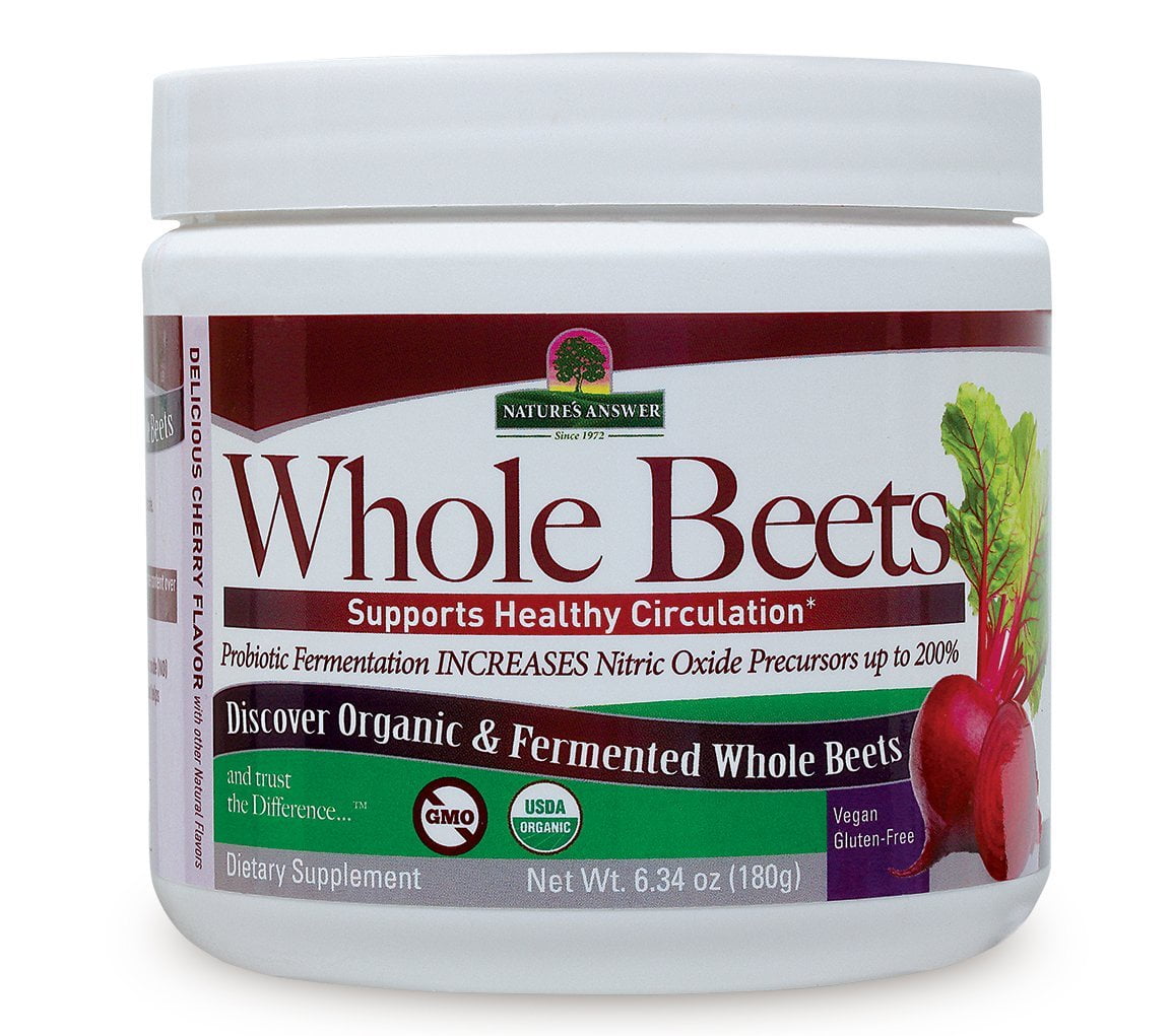 Nature'S Answer Organic & Fermented Whole Beets Powder 6.34 oz