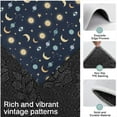 thumbnail image 3 of Dark Blue Sun Moon Star Eye Planet Pattern Kitchen Rugs Sets Of 3,Kitchen Runner Rugs Non Skid Washable,Decorative Kitchen Floor Mats for Kitchen,Sink,Laundry,17"x30"+ 17"x47" + 17"x59", 3 of 6