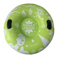 thumbnail image 3 of S SERENABLE Tube à Neige Gonflable Rond en PVC Épaissi pour Stations de Ski Vert, 3 of 6
