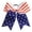 a, variant on QIQUWOHUL USA Flag Children's Hair Bow Elastic Hair Ties Hair Accessories