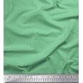 thumbnail image 1 of Soimoi Green Poly Georgette Fabric Cross & Geometric Print Fabric by Yard 42 Inch Wide, 1 of 3