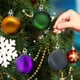 thumbnail image 4 of Halloween Decorations Christmas Balls Set 24 Plastic Balls Hangers 4 Christmas Tree Ornaments For Christmas, 4 of 5