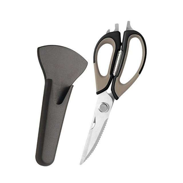 Kitchen Shears Stainless Steel Multifunctional Stainless Steel Kitchen Detachable Shears Heavy Duty Meat Scissors Chicken Poultry Fish Food Scissors Ceramic Set for Kitchen Kitchen Hooks Kitchen