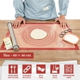 thumbnail image 2 of SUPER KITCHEN Large Silicone Baking Mat 16x24" Pastry Mat for Rolling Dough Board with Measurements, 2 of 8