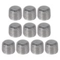thumbnail image 1 of Accesorios de tubería de acero inoxidable Unique Bargains 1/16"PT Tapón hexagonal con rosca externa 0.26" Longitud 10 Pcs, 1 of 7