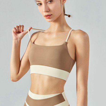 

Ayyufe Vest Bra Shock-proof Gather Chic Spaghetti Strap Lady Sports Vest