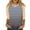 Dark Blue, variant on Scyoekwg Womens 3/4 Sleeve Shirts Round Neck Three-quarter Sleeve T Shirts Comfy Lightweight Striped Print Graphic Tee Blouse (Blue,XL)