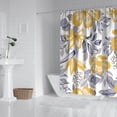 thumbnail image 2 of Waterproof Yellow Flower Wildflower Botanical Shower Curtain 72x72 Inch Boho Style Polyester Unique Shower Curtain for Bathroom Hotel Home Decor with 12 Plastic Hooks, 2 of 5