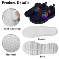thumbnail image 5 of Uourmeti Boys Tiger Running Shoes Size 1 Big Kid School Sneakers Cool Print Knitted Mesh Sports Shoes Breathable Lightweight Athletic Tennis Walking Casual Shoes with One Strap, 5 of 7