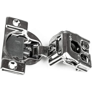 20 Pcs 110° Half Overlay Soft-Close Hinges - Frameless, Adjustable 20 Pcs 110° Half Overlay Soft-Close Hinges - Frameless, Adjustable