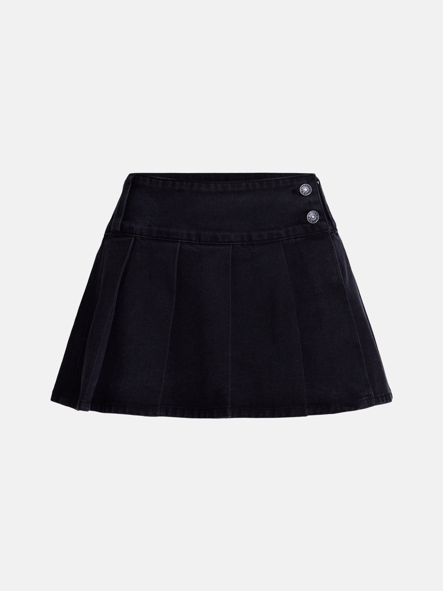 Madden NYC Women’s Micro Denim Pleated Skort, Sizes XXS-XXL