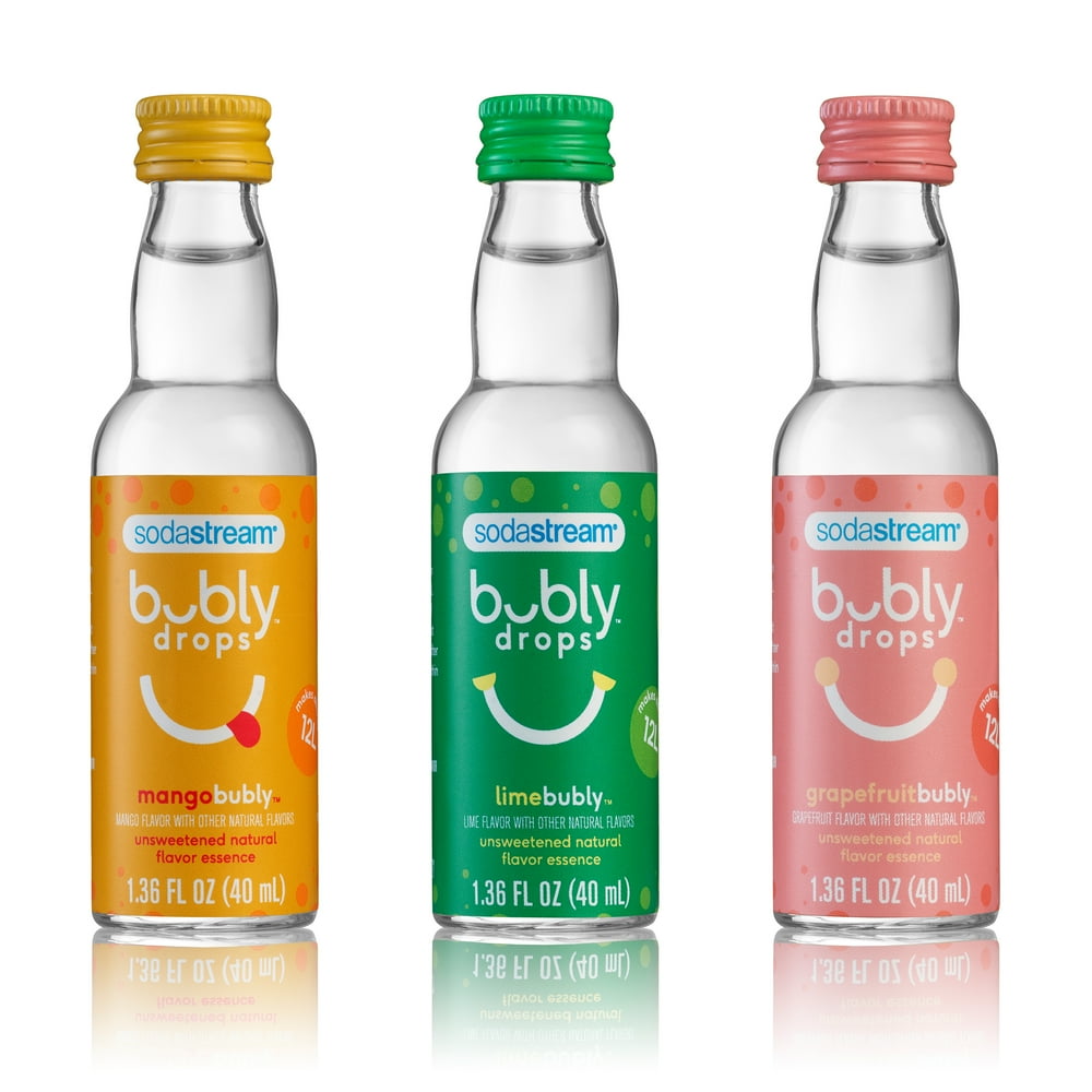 SodaStream bubly drops Tropical Thrill 3 Flavor Variety Pack, 3 Count
