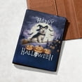 thumbnail image 5 of Happy Halloween Akita Witch Pumpkins Bats Travel Passport Wallet Inu Dog Lover PU Leather Passport Holder Cover - 13012, 5 of 5