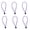 Purple, variant on 6pcs/set 15cm/5.9 inch Strong Durable Ball Cords Travel Luggage Ties Rope Tent Accessories - Orange