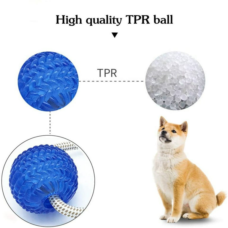 Litthing Dog Molar Bite Toys Self Play Rubber Ball,Pet Supplies Safe Puppy  Chew Toys with Suction Cup Rubber Molar Chew Teeth Cleaning Ball  Multifunction Intera…