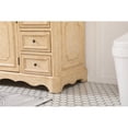 thumbnail image 5 of Elegant Lighting Vf30460 Francis 60" Free Standing Single Basin Vanity Set - Beige, 5 of 8