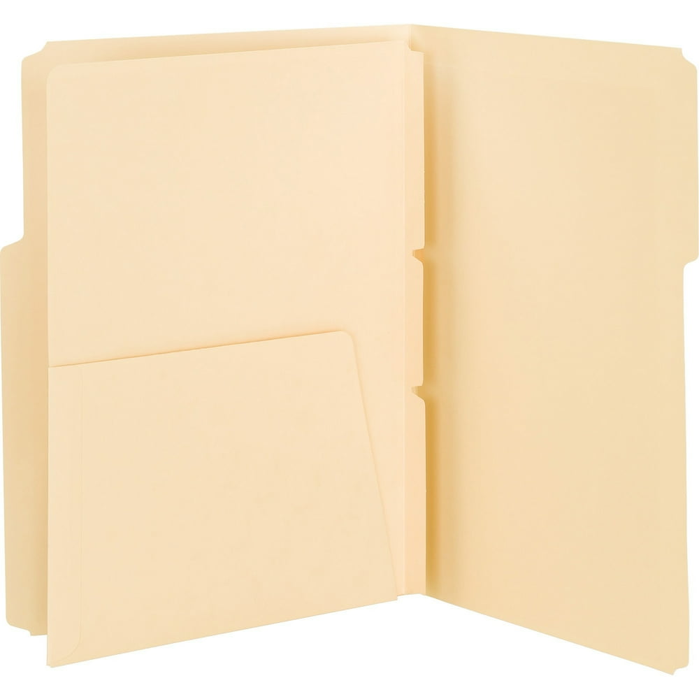 Smead SelfAdhesive Folder Dividers with Pockets, Manila, 25 / Pack (Quantity)