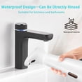 thumbnail image 4 of Automatic Soap Dispenser, 320ml Touchless Liquid Soap Dispenser for Kitchen and Bathroom, IPX5 Waterproof Battery Operated Hand Soap Dispenser for Dish Soap, 4 of 7