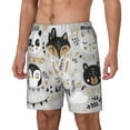 thumbnail image 2 of Gaeub Funny Animals Series Mens Swim Trunks Stretch Beach Shorts Quick Dry for Men Swim Shorts Swimwear with Pockets- 3X-Large, 2 of 9